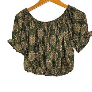 Zury silk‎ blend crop top
